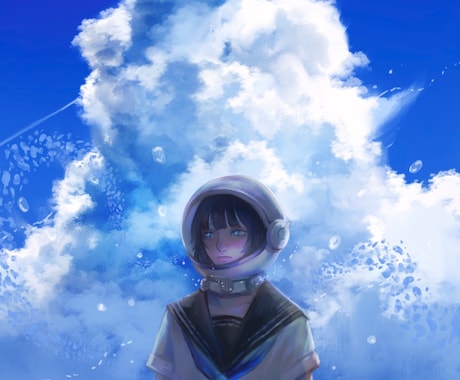 繊細なタッチで目を引くイラスト制作します 1枚絵/立ち絵/サムネ/アイコン/SNS用イラストetc. イメージ2