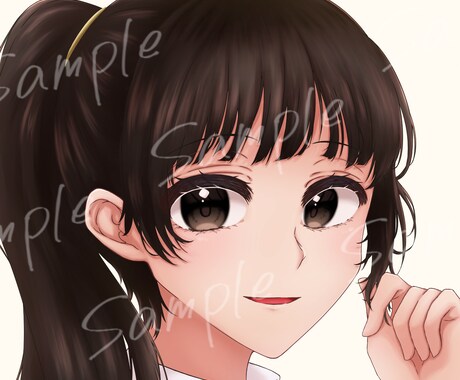 ご希望に沿ったSNSのアイコンをお描きします 病み系、ゆめかわ、デフォルメなどお気軽にご相談ください！ イメージ2