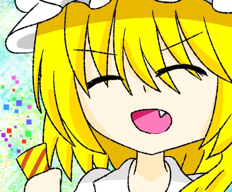 SNSで使えるアイコン描きます 東方Project好きな方は是非！闇堕ちで描くことも可能！ イメージ2