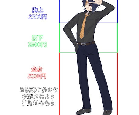 アイコンや立ち絵お描きします TRPGやアイコン等に使えるイラストをお描きします！ イメージ2