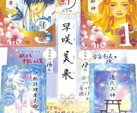 神さま姓名判断★貴方の名前から守護神様を占います 名前に宿る神様を占い参拝するとよい神社が分かります イメージ2