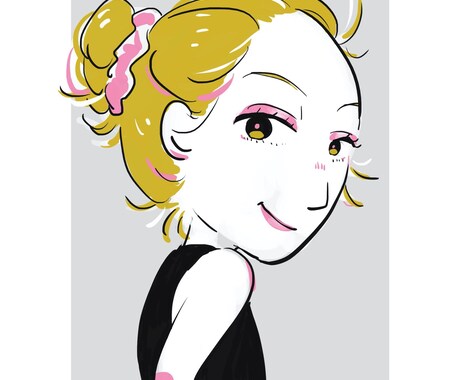 似顔絵風イラストアイコン制作します ポップなデフォルメタッチのイラストです！ イメージ2