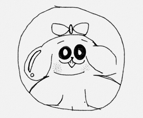 少し変わってるブサカワなイラストを描きます 安いのサービスを必要としてる人 イメージ1
