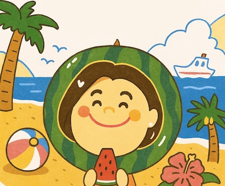 にこっとできる子、描きます 世界観のある“あなたのキャラ”を描きます（商用・広報OK） イメージ1