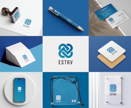 開業に必須のロゴと名刺をまとめて作ります 一体感を出したデザインは貴社のブランディングに活用できます イメージ1