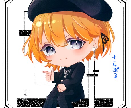 SNS・配信・活動用のデフォルメアイコン描きます お見積りのみでも可能です！お気軽にお問い合わせください！ イメージ2