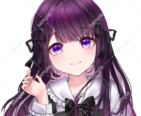 SNSや配信に！繊細で綺麗なアイコン制作します 繊細で美しい、あなただけのアイコンイラストを制作いたします！ イメージ2