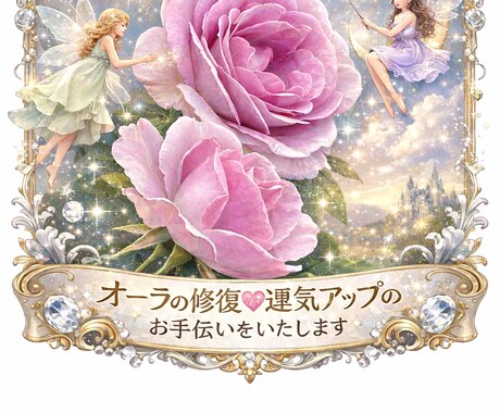 オーラの修復♡運気アップのお手伝いをいたします 心の痛み・疲れで、傷ついた魂にヒーリングエネルギーを届けます イメージ1