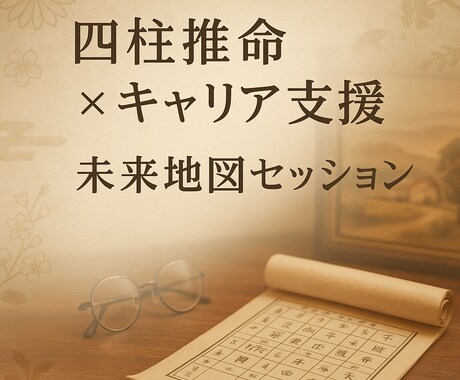 貴方の未来を四柱推命とキャリア支援でサポートします 役職定年後のキャリアと生き方設計 イメージ1