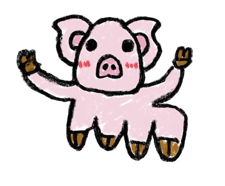 動物、虫、顔、書きます イメージ1