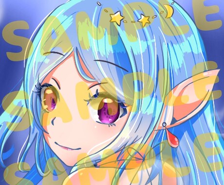 あなただけのSNS用アイコン作成します 可愛く魅せたい？かっこよく魅せたい？表情までばっちし！ イメージ2