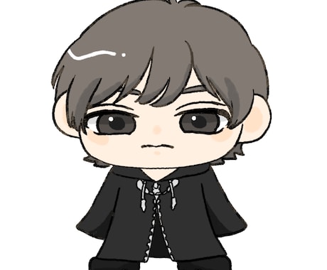 あなたのオリジナルちびキャラを作成します アイコン　グッズ　スタンプ等にぜひ！ イメージ1