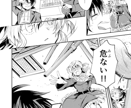 ネームから対応可○背景も細かく描く！漫画を描きます VTuberの方やオリジナル漫画制作などにオススメ商業利用◎ イメージ2