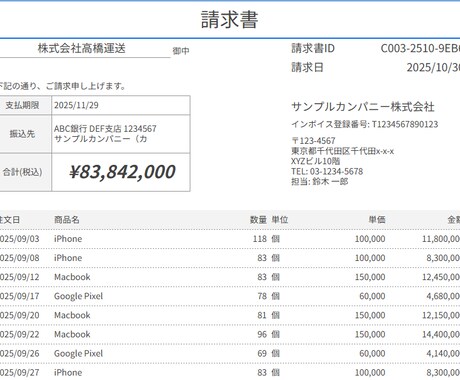 請求書自動発行システム開発します 請求書発行を自動化。面倒な手作業から、業務効率を改善します イメージ2