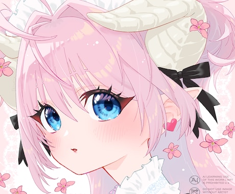 SNSなどに！アイコン描きます 小さくても目を惹くアイコンを制作します！ イメージ2
