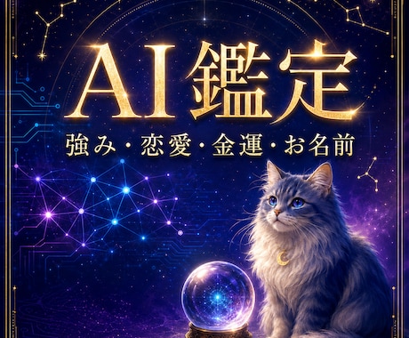 AIがあなたの強みや運勢を鑑定します 就活・恋愛・お金・お名前——AIがあなたの答えを導きます イメージ1