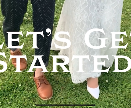 前撮り写真で結婚式のオープニングムービー作ります 【オープニングから雰囲気を作りたい新郎新婦様へ！】 イメージ1
