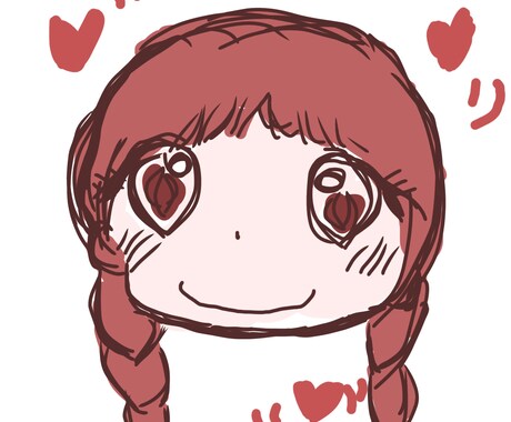 かわいい！色んな描き方します ゆる可愛くて癒し系アイコンなどにどうぞ！ イメージ2