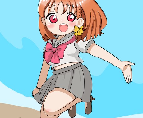 書き直しオッケー！かわいいSNSアイコン描きます リクエストされた可愛い女の子のイラストを描きます！ イメージ2