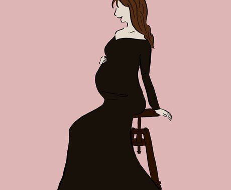 即日◎お写真からイラスト描きます 赤ちゃんや家族の思い出をやさしいイラストに イメージ2
