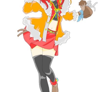 トレジャーハンターの女の子となっています トレジャーハンターにも盗賊にも可能な女の子のキャラデザです。 イメージ1