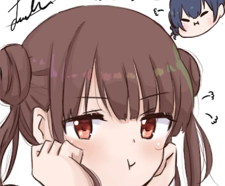 SNSアイコン、イラスト描きます かわいいオリジナルキャラ作りませんか？ イメージ2