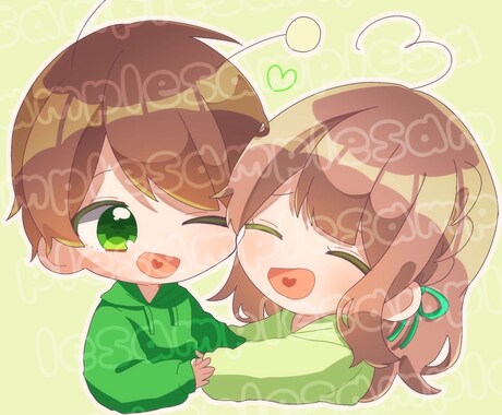 SNS用のアイコンなどを描かせていただきます SNSで使用できるアイコン（夢絵可）を描かせていただきます！ イメージ1