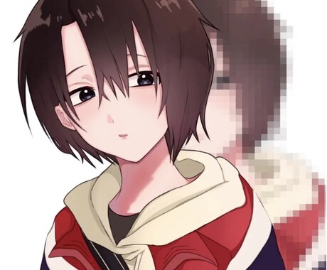 SNSのアイコンやバストアップイラストを描きます SNSアイコンや観賞用に対応します イメージ2