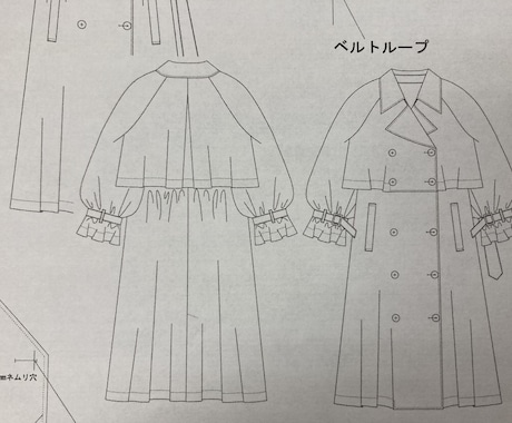 アパレル用ハンガイラストを作成します 縫製仕様書や指示書に使えるハンガイラストを作成したします。 イメージ2