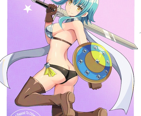 貴女のオリジナルキャラ、推しキャラを描きます 貴女のオリジナルキャラや推しキャラを動かしたりみませんか？ イメージ1