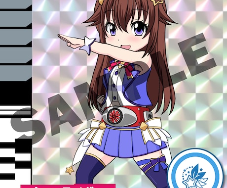 お好きなキャラクターをミニキャラにします オリジナルキャラでも版権キャラでもOKです イメージ2