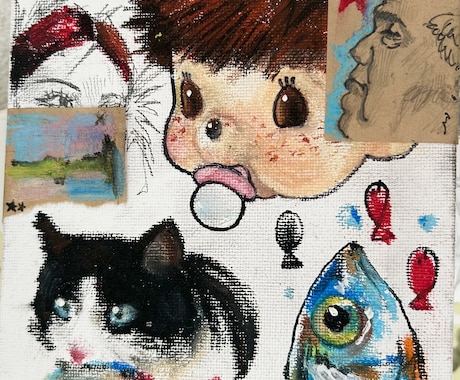 オシャレな落書き調の絵を作成します イメージ1