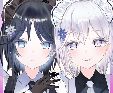 魅力が伝わる　SNSアイコン、ヘッダー描きます アニメ系　wbe LINE twitter ブログで使える イメージ2