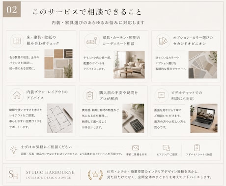 新築・リノベーションの内装選びをプロが添削します 床・建具・壁紙・家具の組み合わせをプロが確認 イメージ2