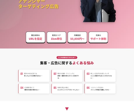 デザイン〜コーディングまで完全対応！LP制作します スピード・価格・デザインに妥協したくないあなたへ イメージ2
