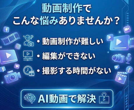 撮影不要！AIで高品質なショート動画を作ります 最新AIで素材生成から編集まで。丸投げでバズる動画を実現。 イメージ2