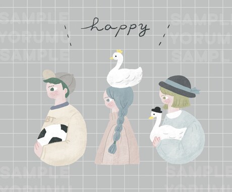 優しい色合いのアイコン描きます ゆるふわなアイコンで差をつけよう！ イメージ2