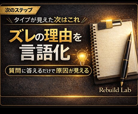 自分のズレ原因を質問で特定します 深掘り質問シートで理由を言語化 イメージ1
