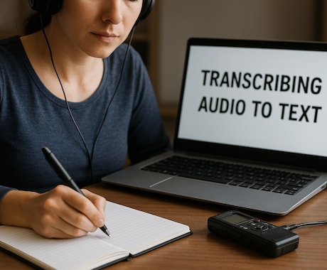 社内会議、研修音声等の録音した音声を文字起こします 標準語以外にも対応します。聞き取りずらい音声もサポートします イメージ1