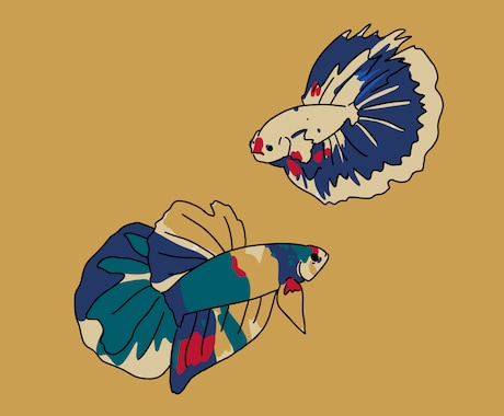 ポップな飾れる絵描きます 目の引く配色のポップイラスト、動物やファッションが得意です！ イメージ2