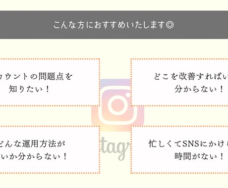 Instagramを“伸びる形”に添削します フォロワーが増えない原因を分析→改善！ イメージ2