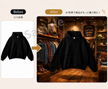 商品が映える！シンプルなトップ画像を作ります 世界観のある背景で、商品画像をより魅力的に イメージ2