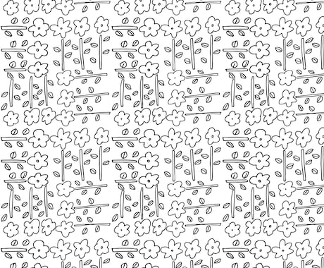 あなたのイラスト、図案・テキスタイル制作します 布地プリント、グッズ作成に！あなたの絵をシームレス図案に！ イメージ1