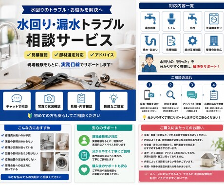 水道修理の相談乗ります 見積確認から部材選定まで実務目線でサポートします イメージ1