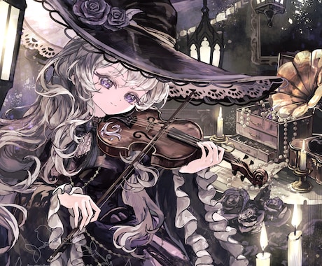 幻想的で美しい世界観の一枚絵を制作します イメージ1