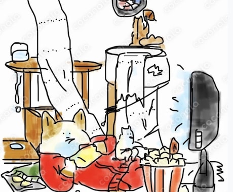 ゆる動物系イラストをお描きします 大手海外サイトでのご好評多数☆個性派イラスト イメージ2