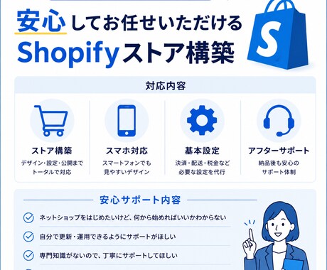 Shopifyで売れるECサイトを構築します Webマーケティング視点で運用しやすいECサイトを制作します イメージ2