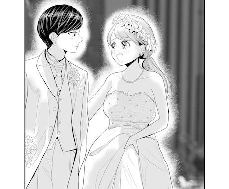モノクロイラストを作成します AIは使いませんので、手描き感が欲しい方にピッタリ! イメージ2