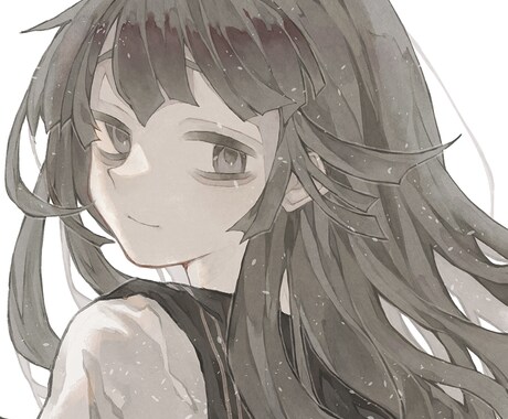SNSなどで使う用のアイコンイラスト作成します 病みかわ、ゆめかわな雰囲気をご提供いたします イメージ2