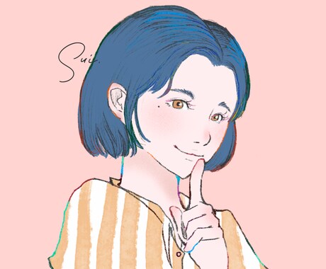 オシャレで目を引く♡印象に残るアイコン描きます 商用利用可！どんなことでもご相談ください♪ イメージ2